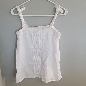 White blouse tank